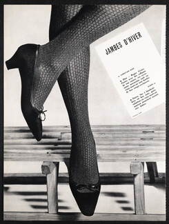 Christian Dior (Shoes) 1962 Roger Vivier, Stockings