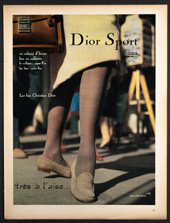 Dior Sport (Hosiery) 1959 Stockings Tights, Photo Genest