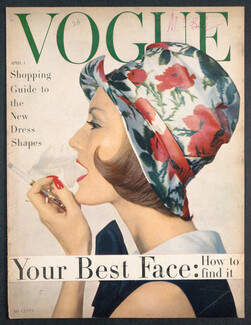 Vogue Cover 1958 April 1, Your Best Face