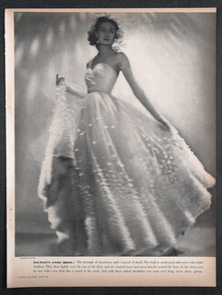 Pierre Balmain 1946 Angel Dress, Photo Maurice Tabard