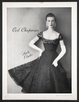 Ceil Chapman 1955 Lace by Ametex