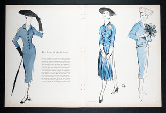 Eric (Carl Erickson) 1956 "The blue of the fashion" Irene of New York, Ben Reig, Harry Frechtel