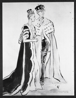 Eric (Carl Erickson) 1953 Pairs et Pairesses, Coronation of Elizabeth II