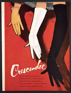 Crescendoe (Gloves) 1957 René Gruau