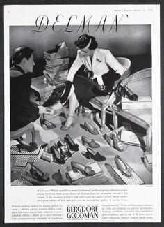 Delman (Shoes) 1942 Fitting