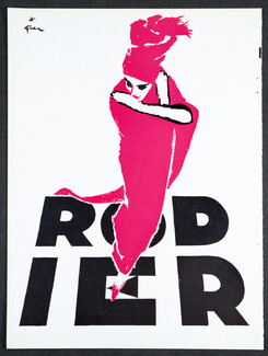 Rodier (Fabric) 1961 René gruau