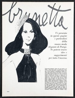 Brunetta 1966 "La Nuova Moda Elegante di Parigi", Christian Dior, 6 pages, 6 pages