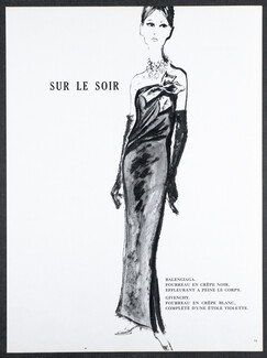 Balenciaga 1959 Evening Gown, Fourreau