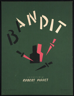 Robert Piguet (Perfumes) 1946 Bandit Bouldoires