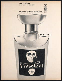 Millot (Perfumes) 1964 L'Insolent