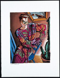 Missoni 1985 Antonio Lopez, Fashion Illustration