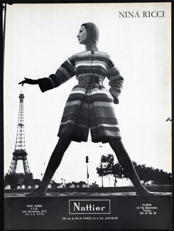 Nina Ricci 1967 Eiffel Tower, Fashion Photography