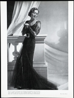 Callot Soeurs 1936 Evening Gown, Photo André Durst, Boucheron