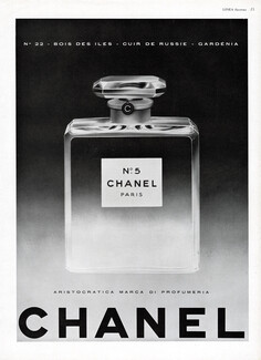 Chanel (Perfumes) 1961 Numéro 5 (Italian) Aristocratica Marca di Profumeria