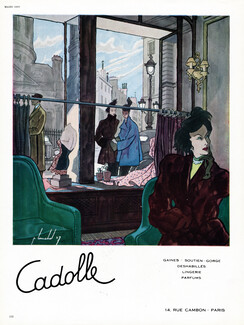 Cadolle 1948 Boutique 14 rue Cambon, Pierre Louchel, Shop Window