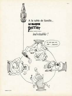 Perrier 1961 A la table de famille