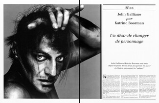 Richard Avedon 2000 John Galliano Portrait