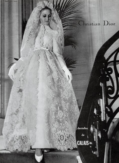Christian Dior 1963 Dentelles de Calais, Wedding Dress