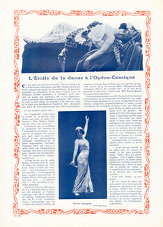 Régina Badet 1907 Opéra-Comique, Danses grecques, Photo Reutlinger