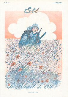 Le Bleuet de 1916, 1916 - Raoul Vion World War I French Soldier, Summer