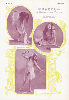 Nadya 1913 La Danseuse aux Vipères, Photo Bert
