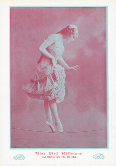 Miss Bird Millmann 1912 Tightrope Walker