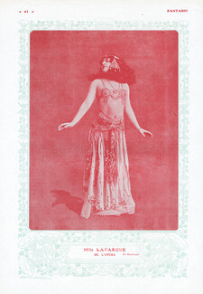 Mlle Lafargue 1909 Oriental Dance, Photo Reutlinger
