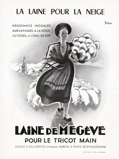 Laine de Megève 1949 Bellenger