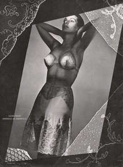 Laure Belin (Lingerie) 1947 Dognin Lace, Photo Georges Saad
