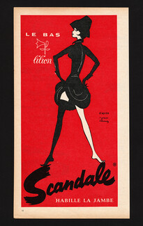 Scandale (Stockings) 1965 Jacques Charmoz, Le Bas Lilion
