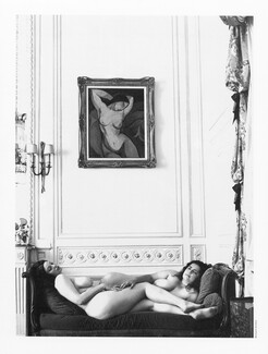 Richard Avedon 2000 Nudes on couch