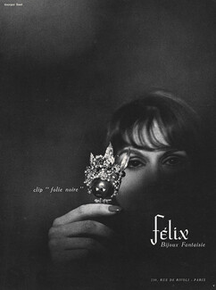 Félix (Jewels) 1963 Bijoux Fantaisie, Photo Georges Saad