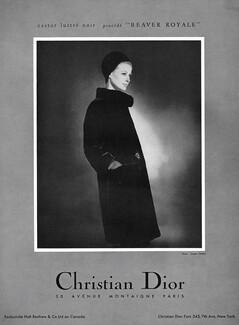 Christian Dior (Fur Clothing) 1964 Castor, Photo Jacques Decaux