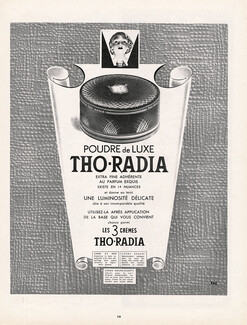 Tho-Radia (Cosmetics) 1949 Poudre de luxe