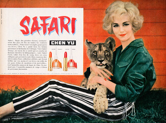 Chen Yu 1959 Safari, Lioness, Phot. Meerson