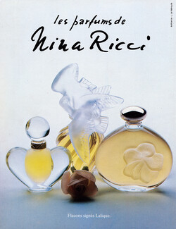 Nina Ricci (Perfumes) 1981 Les Parfums, Signés Lalique
