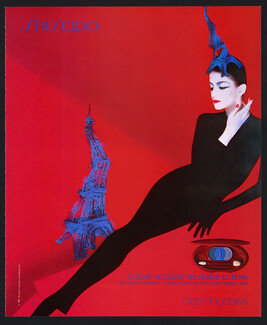 Shiseido (Cosmetics) 1987 Serge Lutens, Eiffel Tower