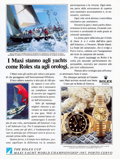 Rolex (Watches) 1987 The Rolex Cup, Submariner