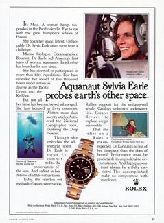 Rolex (Watches) 1989 Aquanaut Sylvia Earle, Deep Rover