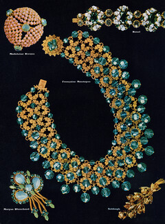 Swarovski & Co. 1963 Jewels by Francoise Montague, Renel, Madeleine Riviere, Maryse Blanchard, Sabbagh