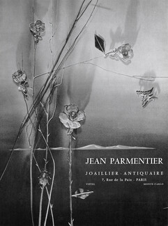 Jean Parmentier 1957 Flowers Brooches