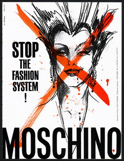 Moschino 1990 Stop the fashion system !