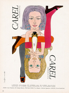 Carel (Shoes) 1967 Langlais, Playing Cards