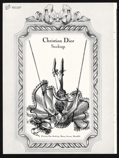 Christian Dior Stockings 1960 Botany Avenue, Mansfield, Swing