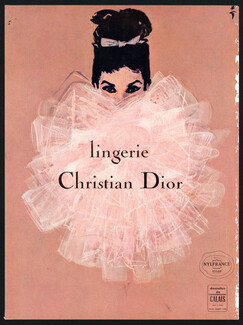 Christian Dior (Lingerie) 1963 René Gruau (Version A)