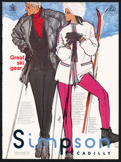 Simpson (Sportswear) 1965 Skier, Eric Stemp