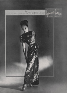 Famous-Barr Co. 1947 Ducharne rayon crepe