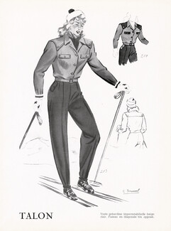 Talon (Sportswear) 1949 C. Brenner, Ski