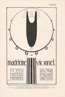 Madeleine Vionnet 1920 Thayaht, Label
