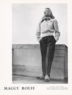 Maggy Rouff 1949 Sportswear, Skier